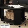 EKDJSN 2-Piece Coffee Table Set with Triangular Support and Open Storage view 4