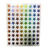12 Sheets of 15 mm Mini Star Stickers, Colorful Glitter Reward Stickers view 1