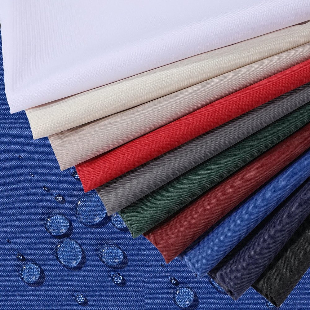 Waterproof 160 GSM 300-Denier Canvas Fabric, Burgundy, Half Meter
