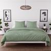 Soleil d'ocre BOHEME 7-Piece Duvet and Bedding Set, Mint Green, for 55 x 79 in Bed view 2