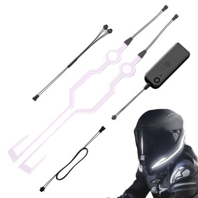 LED Helmet Light Strip for Motorcycle Helmets