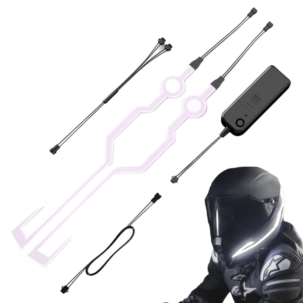 LED Helmet Light Strip for Motorcycle Helmets