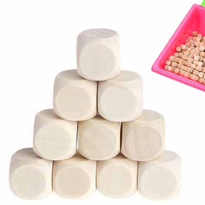 Blank Wooden Dice - 10 Pieces