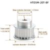 20-Tooth HTD 5M Timing Pulley, 5/6/6.35/7/8/10/12/15/18/19/20 mm Bore, for 10/15/20 mm Belts view 2