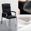 Ergonomic Mesh Office Chair with Armrests, Premium Reception Chair for Home and Conference Rooms, Comfortable Desk Chair without Casters (Black) view 4