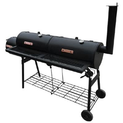 NQJIBUE Kitchen & Dining Smoker BBQ Nevada XL Black