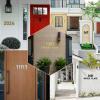 6.35 cm Stainless Steel Floating House Numbers, Black view 4