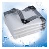 JQGADL Transparent PVC Tarpaulin with Grommets, 500 x 1,000 cm view 2