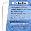 1 m Pool Rescue Pole with Safety Hook, Telescoping Aluminum view 2