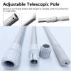 1 m Pool Rescue Pole with Safety Hook, Telescoping Aluminum view 4
