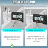 DIHRVTHC White PVC Radiator Cover Cabinet with Shelf, 80 x 60 x 20 cm view 4
