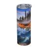 YYHHAOFA Yellowstone National Park Printed Stainless Steel Tumbler with Lid, 590 ml, Straw view 2