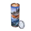 YYHHAOFA Yellowstone National Park Printed Stainless Steel Tumbler with Lid, 590 ml, Straw view 3