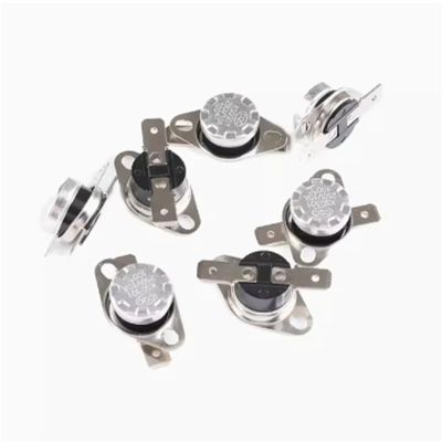 KSD301 Bimetal Thermostat, 250 V, 10 A, Normally Closed, 40–130°C Temperature Switch, 50°C/60°C/70°C/80°C/92°C, 4-Pack
