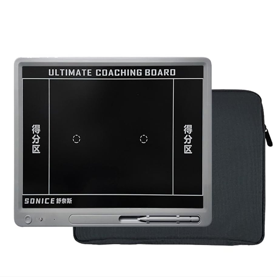 15-Inch Portable Flying Disc Tactical Coaching Board, Electronic LCD Tablet (No Magnetic Pieces)