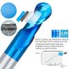 Pangyoo 4 mm/8 mm Shank 2-Flute Ball Nose CNC End Mill, R0.5–6.0, Tungsten Carbide (R6.0 × D12 × 25 × 75L) view 4