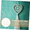 TOPPERFUN 12-Pc. Metal Dream Catcher Rings, Star, Moon and Heart Shapes, Smooth and Durable Macramé Craft Supplies view 2