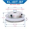 40-Tooth XL Timing Pulley, 6.25 mm Bore, 5.08 mm Pitch, 11 mm Wide view 3