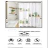 XUEDNGM Washable Fabric Shower Curtain, 130 x 150 cm, Potted Plant view 2