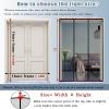 Magnetic Mosquito Net Door Curtain, 290 x 230 cm, Black view 2