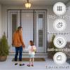 Magnetic Mosquito Net Door Curtain, 290 x 230 cm, Black view 3
