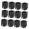 Angoily 50-Piece Chair Leg Caps for Hardwood Floors, Square Furniture Glides, Non-Slip view 1
