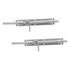 2-Piece Stainless Steel Gate Bolts for Doors and Gates, Silver view 1