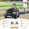 GOPLUS 12V Chevrolet Ride-On SUV for Kids, Lights, 2.4G Remote, Music & Wireless Connectivity, Black view 2