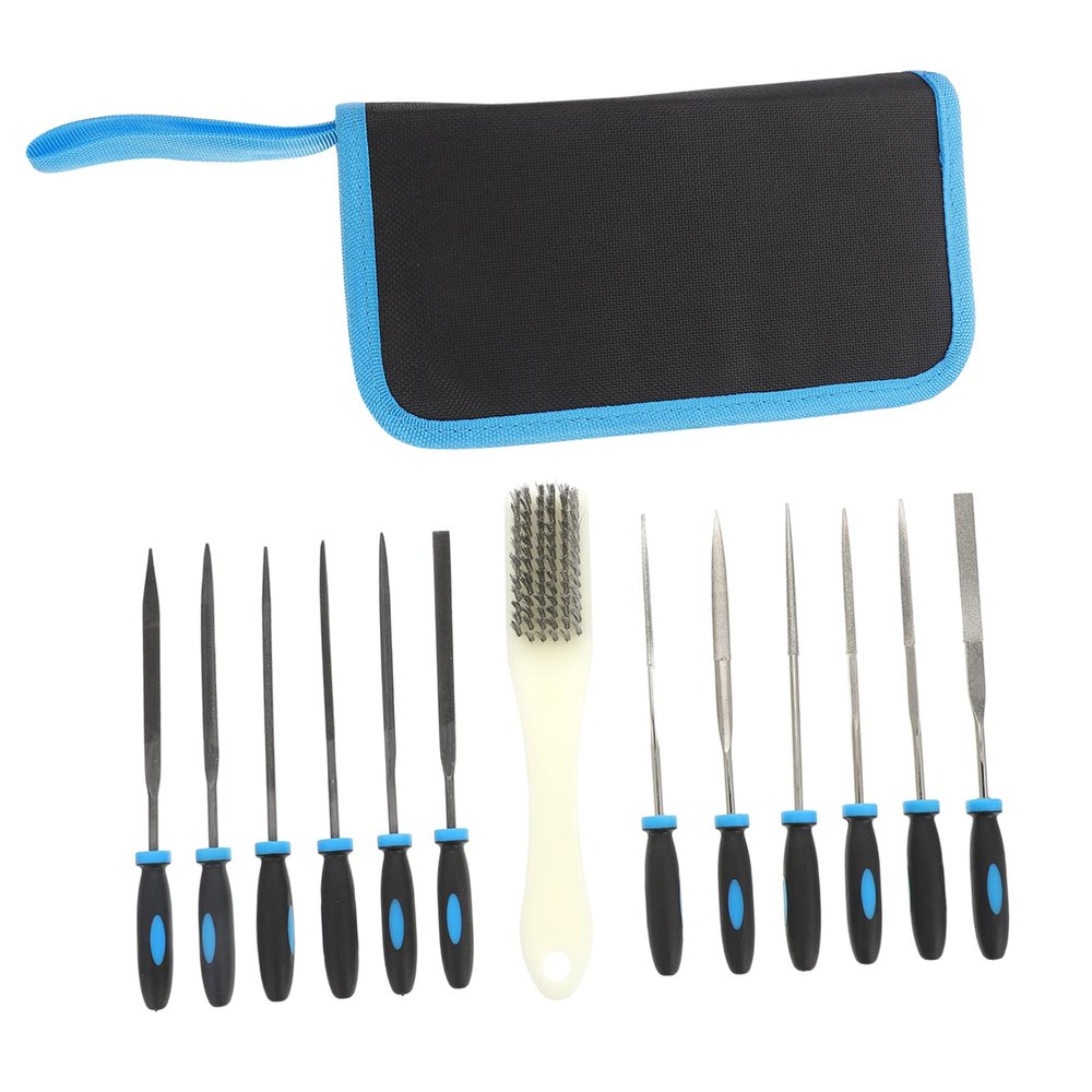 KITANDOVE Steel File Set, Polishing, Metal Carving, Woodworking and Deburring Files