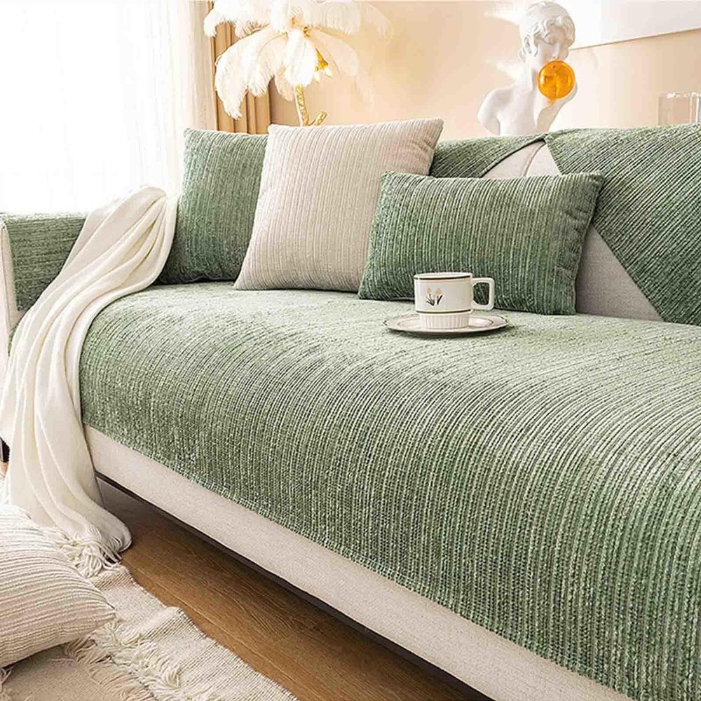 HLTQL Stretch Sofa Cover for Armless Sectional Sofa, Waterproof, #21 90x210 cm