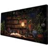 Large Desk Mat Mouse Pad – Forest Vintage Floral Design view 1