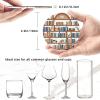 Funny Bookshelf Collection Printed Round Leather Coasters with Holder, Set of 6 view 2