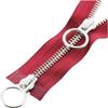 5# Double-Slider Open-End Metal Zipper, 60–150 cm view 1