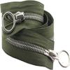 5# Double-Slider Open-End Metal Zipper, 60–150 cm view 3