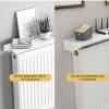 Indoor Radiator Shelf, No Drilling Required, White Aluminum view 4