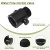 sourcing map Water Flow Control Valve, G1/2, Universal, Showerhead, Shut-Off Button, for Bidet Sprayer or Hose, Black, 1 pc view 3
