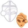 BAKERLOGY Christmas Alien Cookie Cutter with Santa Hat view 1