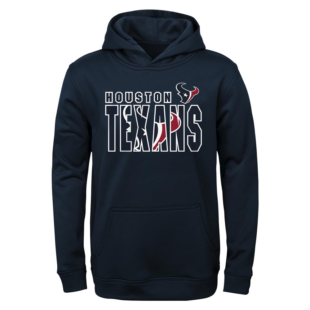 Outerstuff NFL Youth Hoodie, Houston Texans Navy, Size 8
