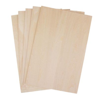 2 mm Basswood Sheets, 100 x 100 mm, 10 pcs