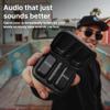 RØDE Wireless Micro – Compact Wireless Microphone System with Two Microphones and Charging Case for Smartphone Content Creation, USB-C, Black view 4