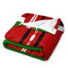 CustonCares Kenya Flag Fleece Blanket, 127 x 152.4 cm, Cozy Flannel Throw for Kids, Babies and Adults view 3