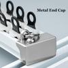 2.5 mm Aluminum Curtain Track, Ceiling or Wall Mount, White, 150 cm view 4
