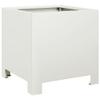 Hovothy Steel Planter Box, Raised Garden Bed, White, 30 x 30 x 30 cm view 2