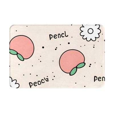 chenfandi Peachy Cutie Doormat, 40 x 60 cm, Non-Slip, Indoor and Outdoor