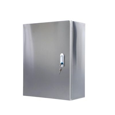 Weatherproof Enclosure for Solar PV Combiner and Power Distributor, 304 Stainless Steel Junction Box with Galvanized Plate for Pool Applications
