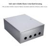 Weatherproof Enclosure for Solar PV Combiner and Power Distributor, 304 Stainless Steel Junction Box with Galvanized Plate for Pool Applications view 3