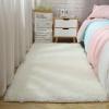 YUANWAN Shaggy Rug, Modern Soft Plush Rug, 70 x 350 cm, Non-Slip, White view 1