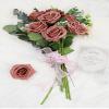 LVEFIT Artificial Dusty Pink Roses, 50 Silk Roses with Long Stems view 3