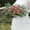 LVEFIT Artificial Dusty Pink Roses, 50 Silk Roses with Long Stems view 4