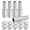 ERGAOBOY 5-Pack 304 Stainless Steel Hose Barb Reducers, 20 mm to 16 mm, with Clamps view 1